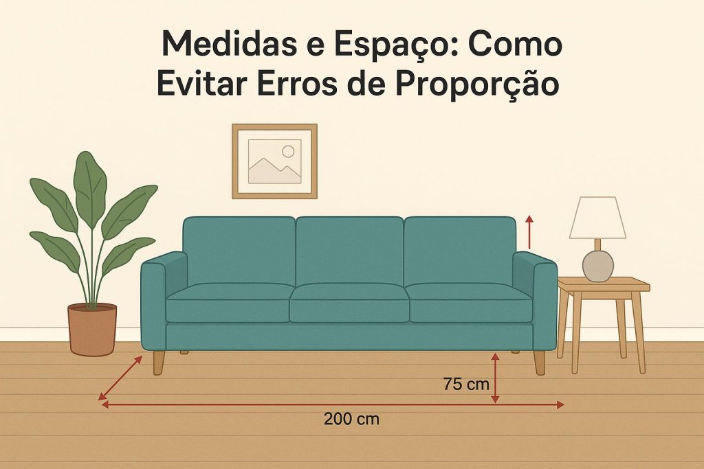 Medidas do sofá