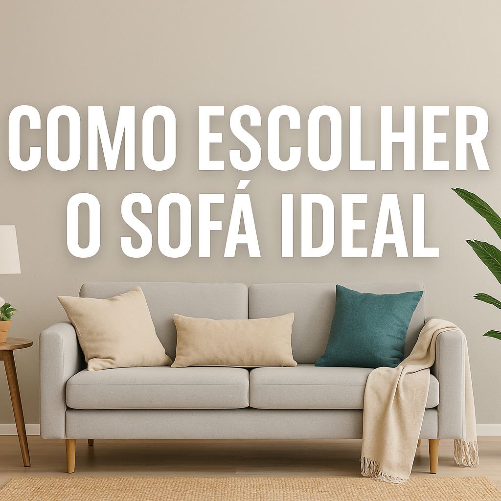 Como escolher o sofá ideal