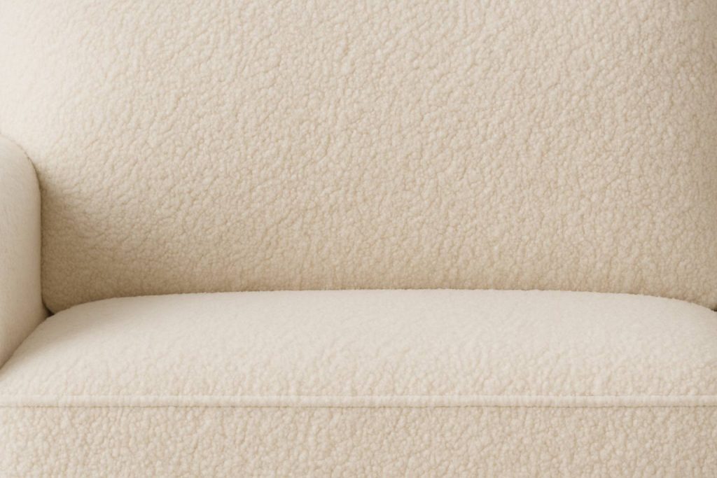 Sofá de Bouclé