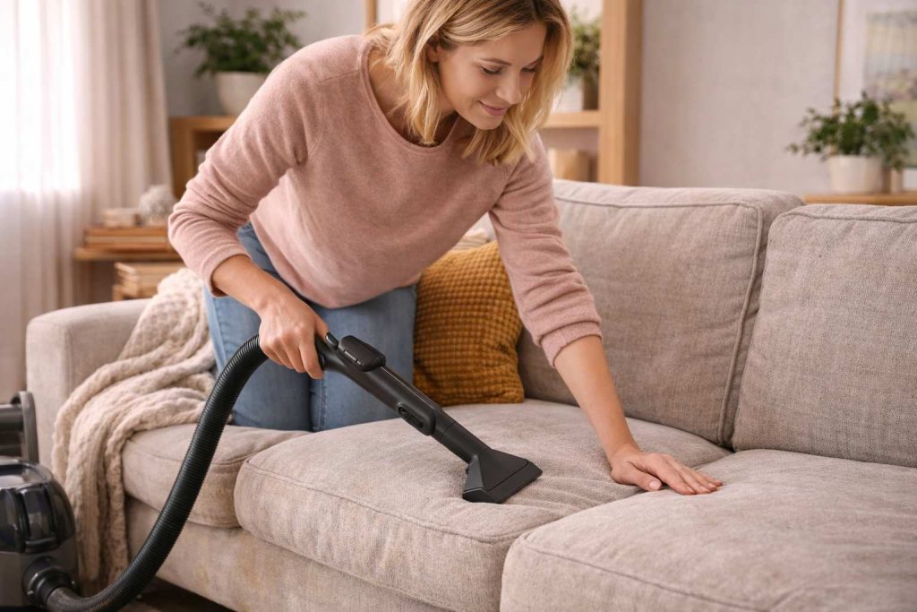 Cuidados e limpeza para aumentar a durabilidade do sofá