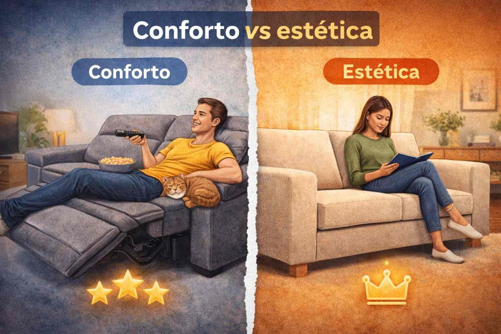 Conforto vs estética