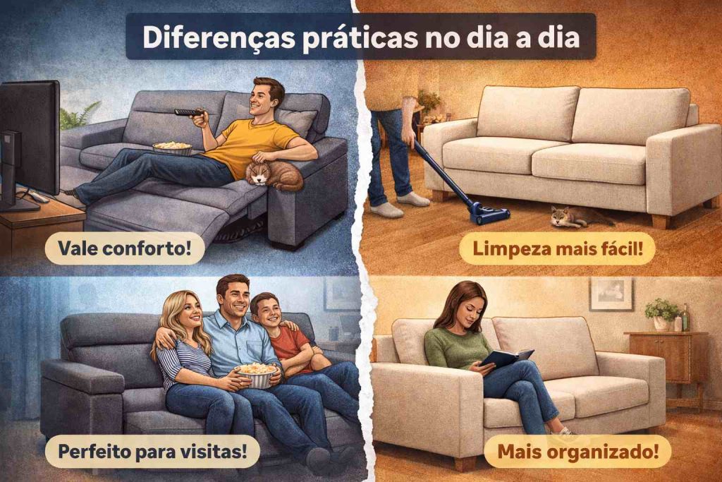 Diferenças práticas no dia a dia